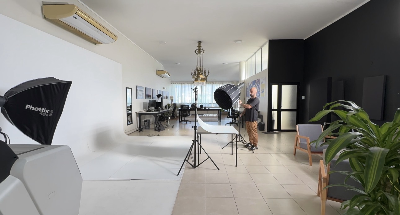 inkuva studio - set con octabox